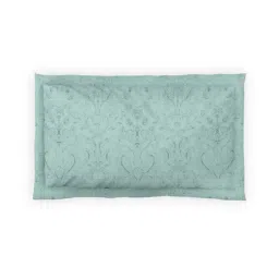 DDECOR Live beautiful Turquoise Cotton Ethnic 144 TC Single Flat Bedsheet with 1 Pillow Cover image 4