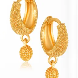 SHREE KRISHNA SHOPPING Gold-Plated Brass Earrings image 1