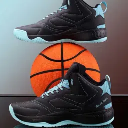 Bacca Bucci Men's COURTFLEX Black Basketball Shoes-picture-12