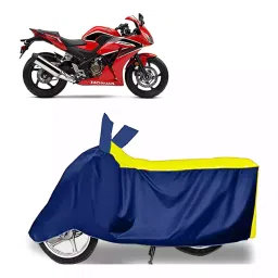 Auto Pearl Bike Cover for Honda CBR300R BS6 (Yellow & Blue)-picture-14