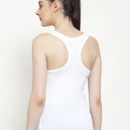 Friskers Women Pack Of 3 Multicoloured Solid Tank Tops image 4