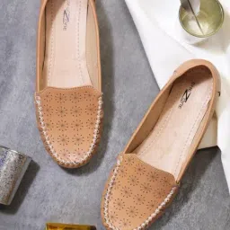 Shezone Women's Tan Casual Loafers-picture-14