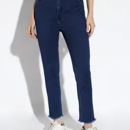 showoffff SHOWOFF Blue Denim Slim Fit Mid Rise Jeans-picture-30