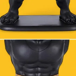 Go Hooked Black Figurine Showpiece image 4