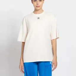 Adidas Originals White Cotton Sports T-Shirt-picture-36