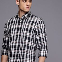 Louis Philippe Sport Slim Fit Checked Pure Cotton Casual Shirt-picture-32