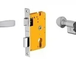 Dorset 60 mm Lever Handle Lock Set With Coin and Knob Cylinder Stainless Steel HL ST-picture-15