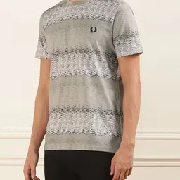 Fred Perry Men Tribal Printed Pockets T-shirt image 1