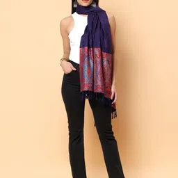 Moda Chales Women Woven Design Stole image 5