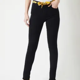 Miss Chase Black Cotton Jeans-image-75