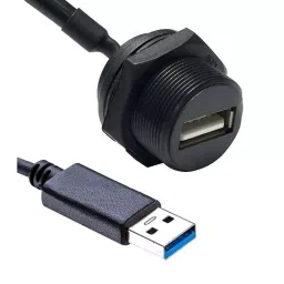 AMPHENOL LTW USB CABLE, TYP A PLUG-TYP A RCPT, 300MM, UA-30PMFL-SC7B30.-picture-33