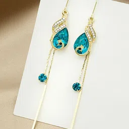DIVASTRI Diamond Shaped Drop Earrings image 5
