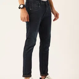 Integriti Men Slim Fit Mid-Rise Light Fade Stretchable Jeans image 2