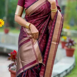 Moda Rapido Art Silk Banarasi Saree image 4