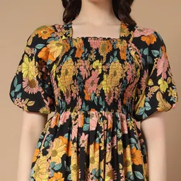 Krunal Raiyani Floral Printed A-Line Kurta image 4