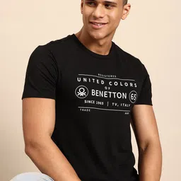 United Colors of Benetton Men Typography Printed T-shirt-picture-25