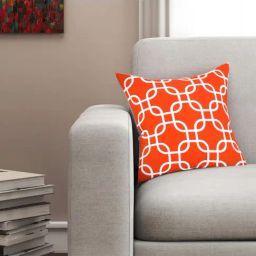 SEJ by Nisha Gupta Orange Cushion Covers - Set of 1-picture-46