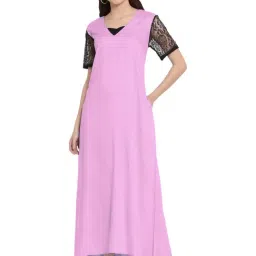 PATRORNA Baby Pink Nighty-picture-33