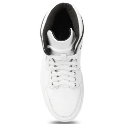 Elle Women's White Ankle High Sneakers image 4