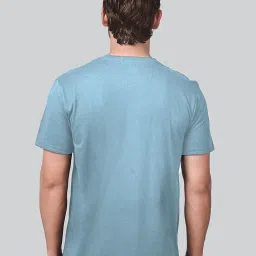 Lux Nitro Maroon & Sky Regular Fit T-Shirt image 4