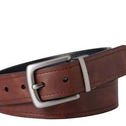 Fossil Parker Brown Leather Casual Belt For Men-picture-8