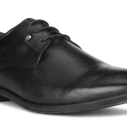 Hush Puppies by Bata Men's AARON 2.0 Black Derby Shoes image 4