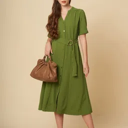 Chemistry Shirt Midi Dress image 2