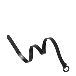 United Colors of Benetton Della Black PU Waist Belt For Women image 4