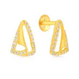 Malabar Gold and Diamonds 22k Yellow Gold Earrings for Women-picture-36