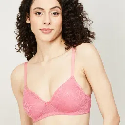 Ginger by Lifestyle Pink Minimizer Bra-image-34