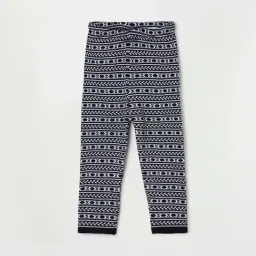 Juniors by Lifestyle Kids Navy Printed Leggings-picture-25