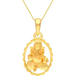 Malabar Gold and Diamonds 22k Gold Pendant without Chain for Women-picture-35