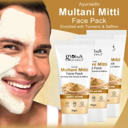 Globus Naturals Multani Mitti Face Pack - Pack of 3 image 4