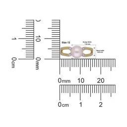 c. krishniah chetty group CKC Timeless Beauty: Diamond Ring Set with Pearl for Women image 4