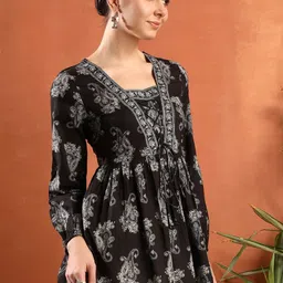 KIRNYA Print Ethnic Cotton Top image 2