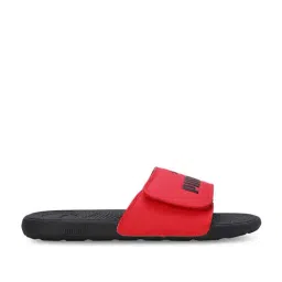 Puma Kids Cool Cat 2.0 V Red & Black Casual Slides-image-50