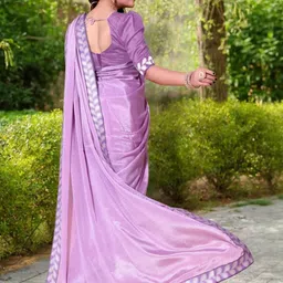 jayant creation Pink Poly Georgette Sarees image 3