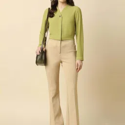 Allen Solly Green Regular Fit Shirt image 4