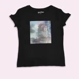 Pantaloons Junior Kids Black Cotton Printed T-Shirt-picture-17