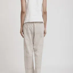 Ratan Jaipur White and Beige Tapered Pant image 2