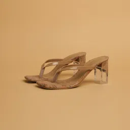 Eridani Women's Antonia Beige Thong Sandals image 4