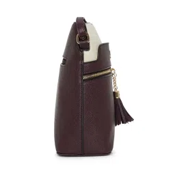 Lavie Wine Solid Sling Handbag image 4