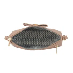 Baggit Pink Quilted Small Hobo Bag image 4