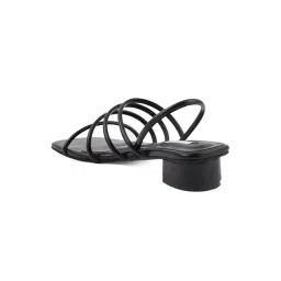 Elle Women's Black Sling Back Sandals image 5