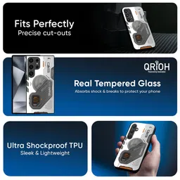 QRIOH Typography Printed Samsung Galaxy F15 5G Back Case Mobile Accessories image 4