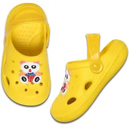 Trendmode Kids Printed Led Light Flip Flop Clogs-picture-18