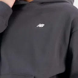 New Balance Black Cotton Sports Hoodie image 4