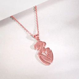 GIVA 925 Sterling Silver Rose Gold Pendant for Women-picture-42