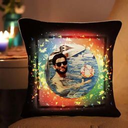 FNP Multicolor Canvas Poly Duck Personalised Vibrant Led Cushion-picture-17