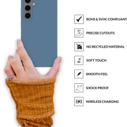 Sprig Back Cover for Samsung Galaxy S24 Plus (Blue) image 4